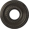 Ekena Millwork Cole PVC Ceiling Medallion (Fits Canopies up to 4 1/4"), Metallic Charcoal, 10"OD x 3 1/2"ID x 3/4"P CMP10COCCH - alternate 1
